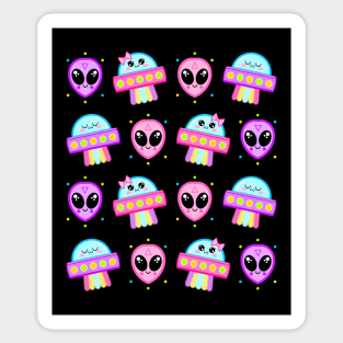 Candy UFO Invasion! Sticker